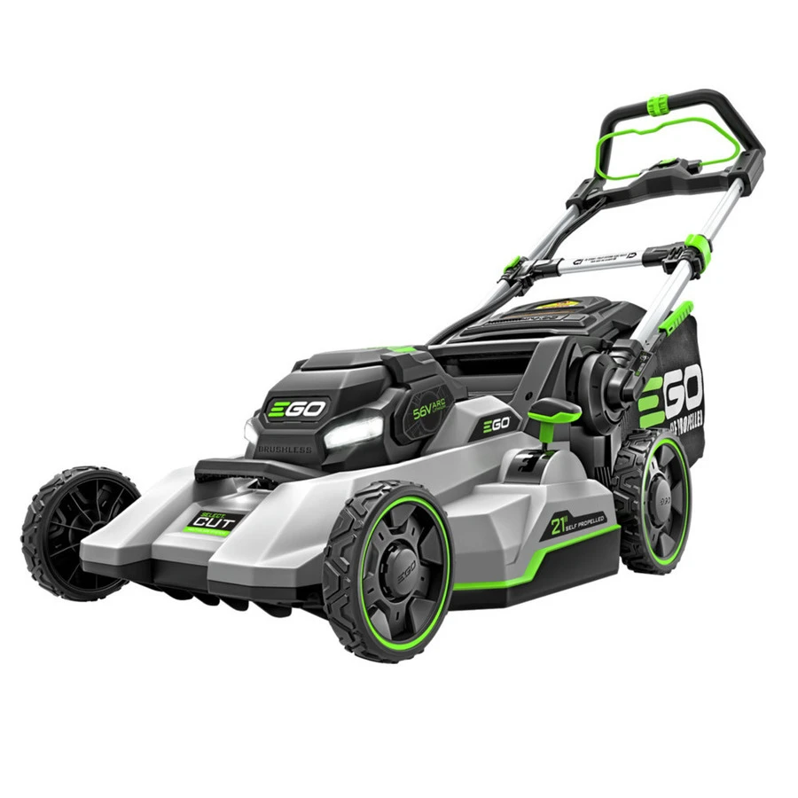 Power+ 21 In. Select Cut 56v Cordless Electric Self-propelled Lawn Mower With Battery & Charger