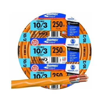 63948455 10/3 Ground Solid Non-metallic Wire - 250 Feet