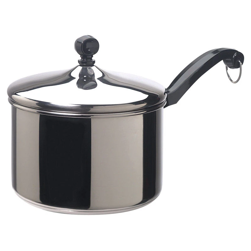 Classic Series 3 Quart Stainless Steel Saucepan With Lid - Silver