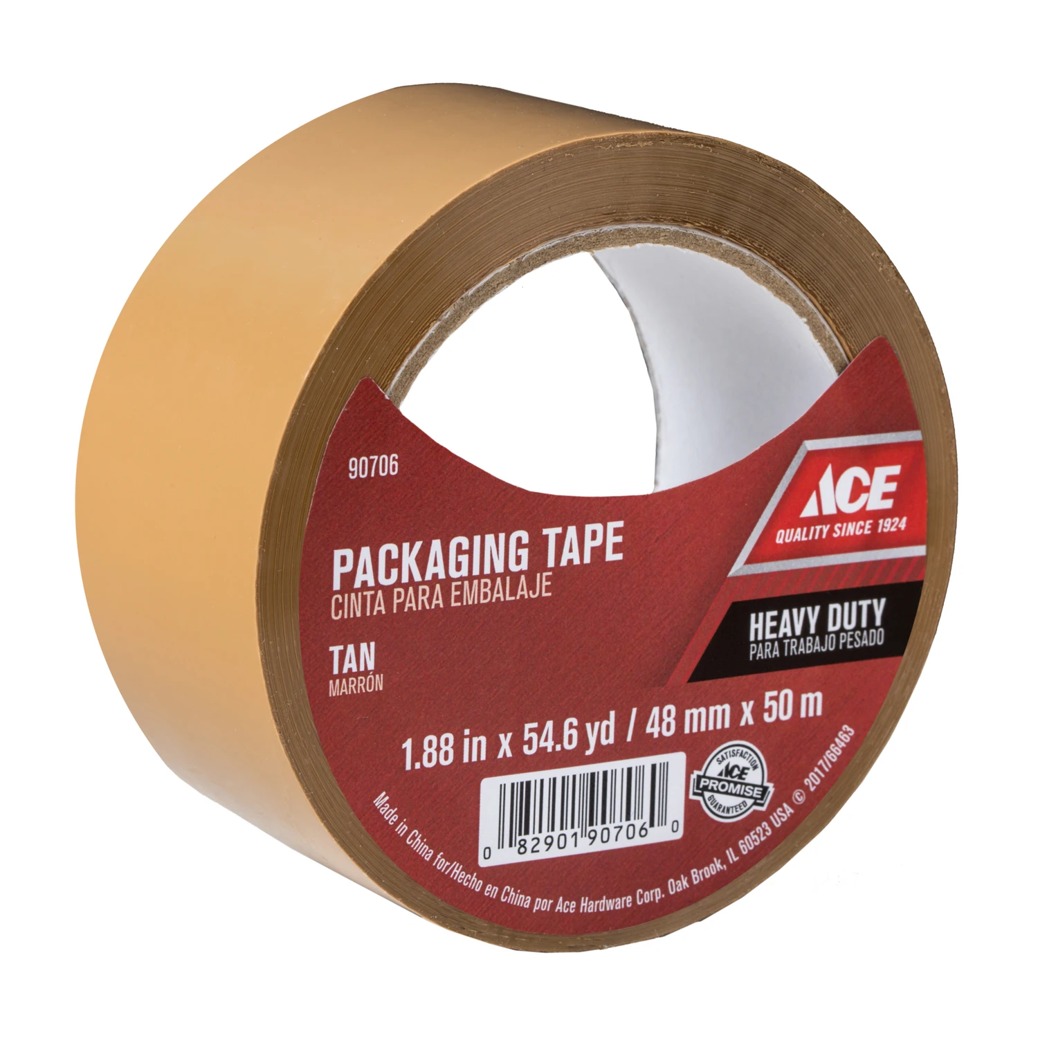 1.88 In. W X 54.6 Yd L Heavy Duty Tan Packaging Tape