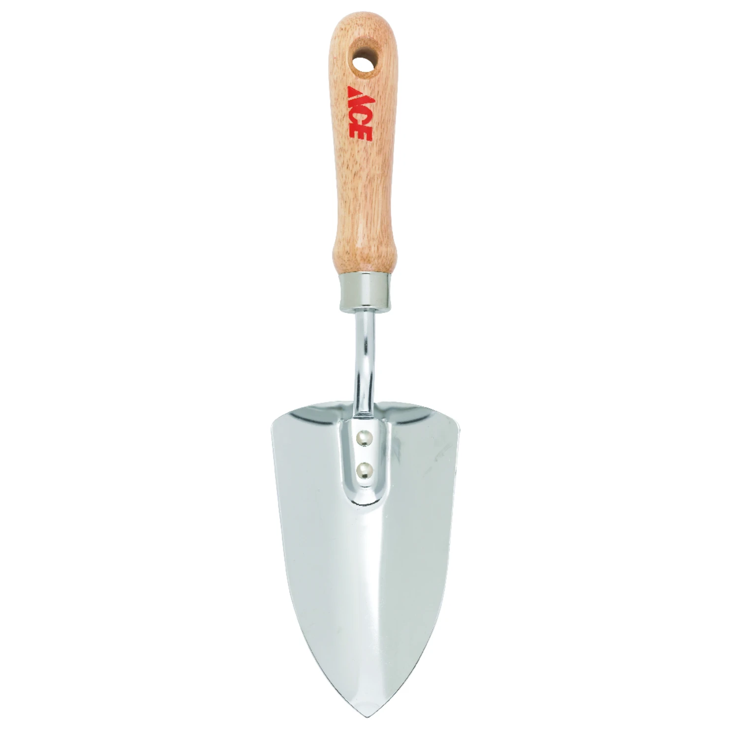 12 Inch Steel Hand Trowel With Wood Handle For Gardening And Landscaping