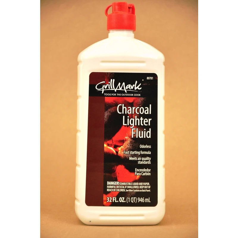 Charcoal Lighter Fluid 32 Ounce Bottle - Odorless And Efficient