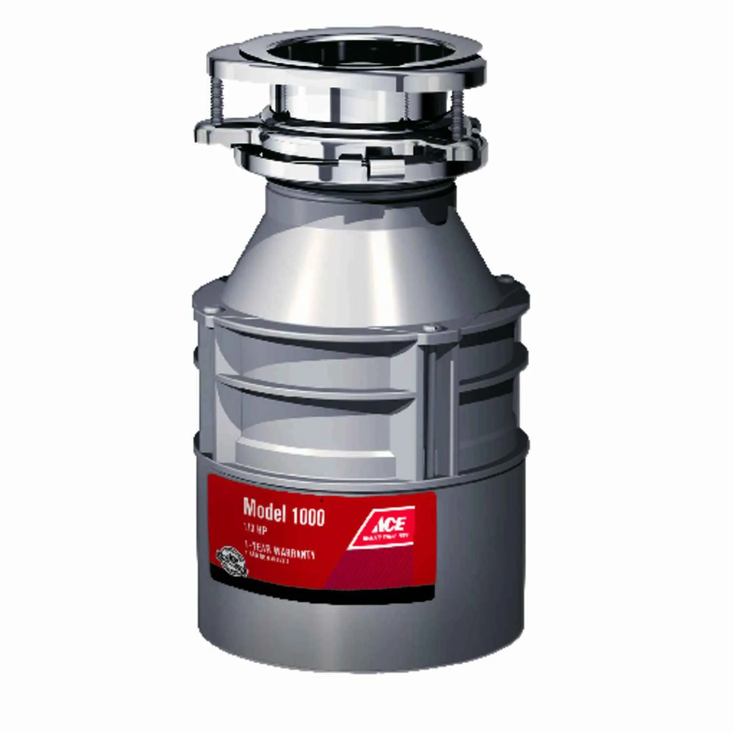 1/3 Hp Continuous Feed Garbage Disposal With Quick Lock Mount And Self-service Wrench