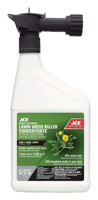 Lawn Weed Killer Concentrate 32 Oz - Effective Broadleaf Weed Control