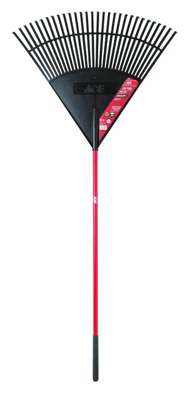 69.75 In. Long 30 Tine Poly Rake With Fiberglass Handle