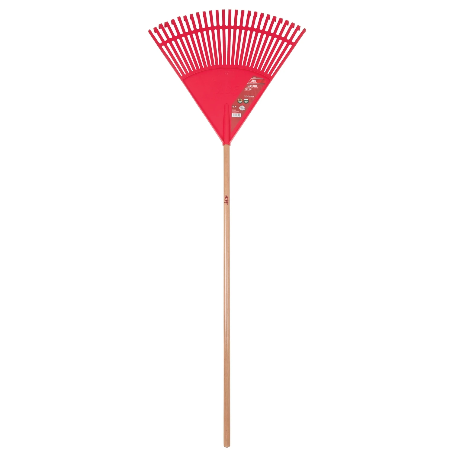ACE LEAF RAKE POLY 24"
