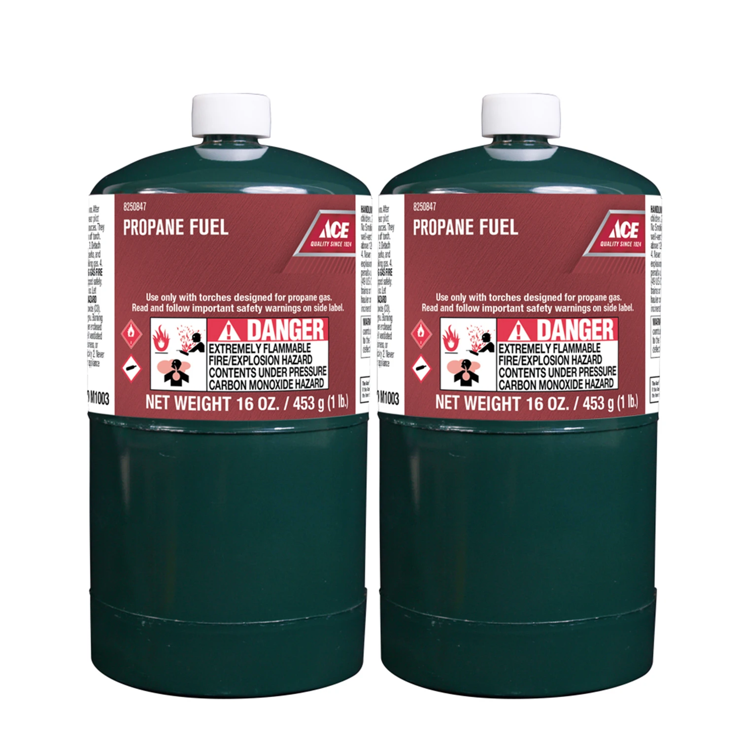 16 Oz Steel Propane Fuel Cylinder - Durable, Lightweight, Compatible With Camping Appliances