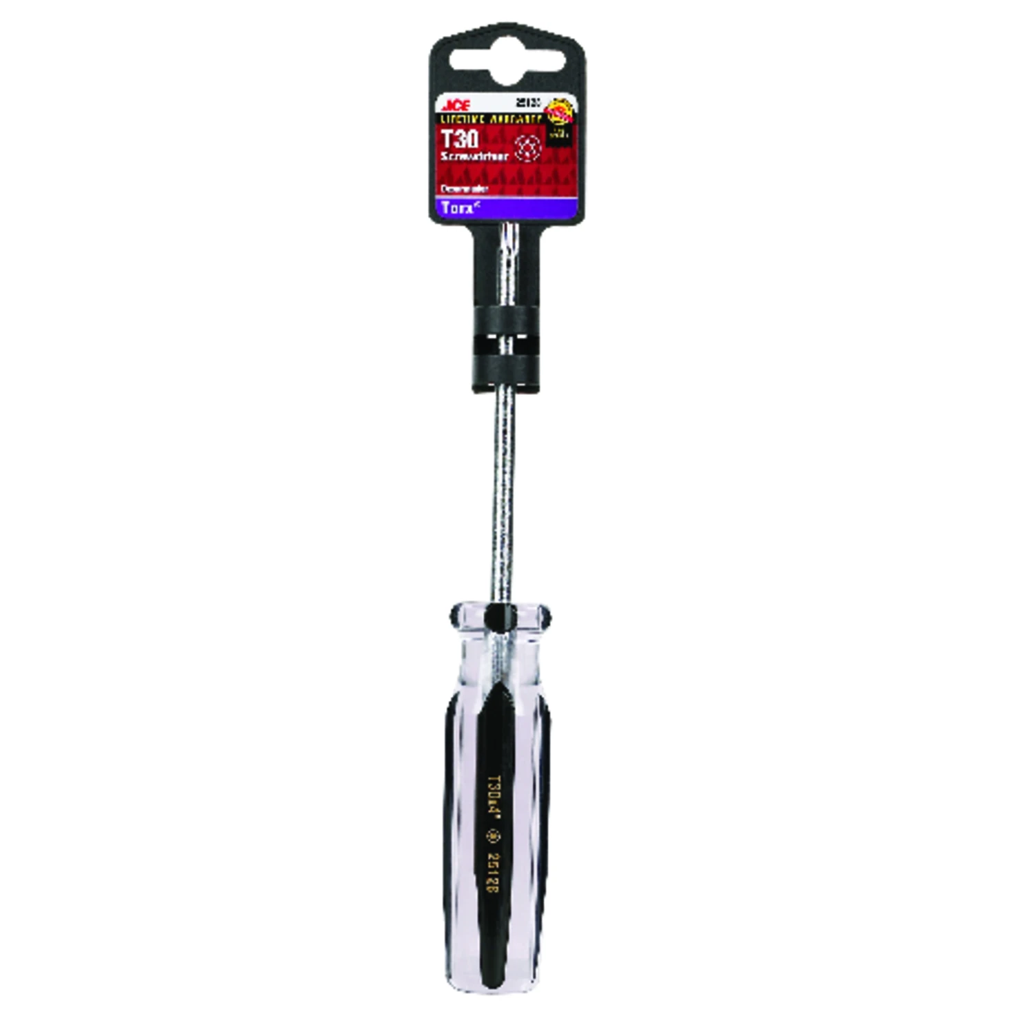 T30 Torx Screwdriver 4 In. Long With Chemical-resistant Handle