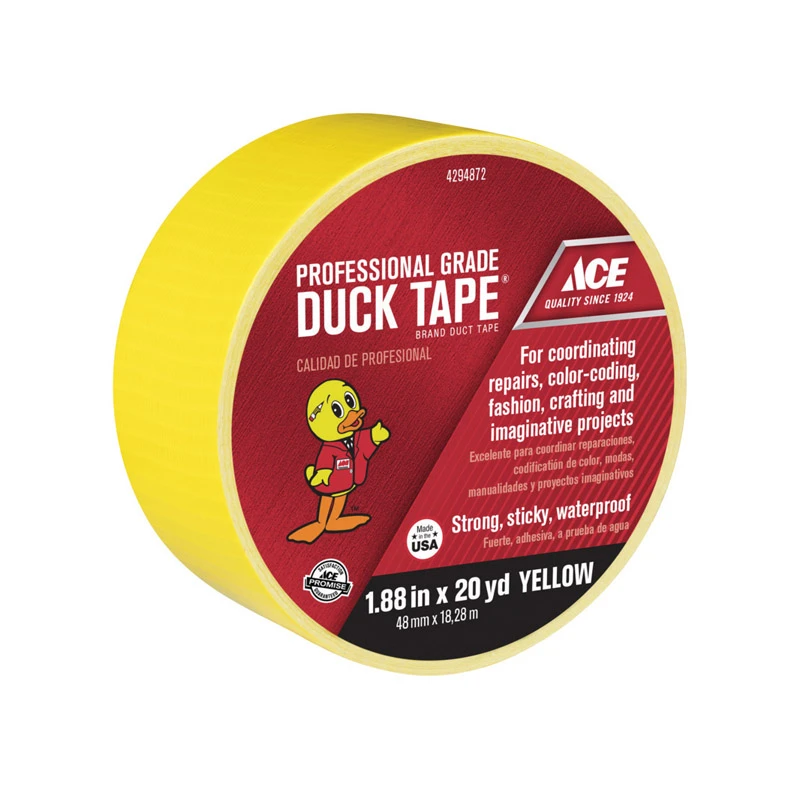 WX5 yd Yellow Solid Duct Tape