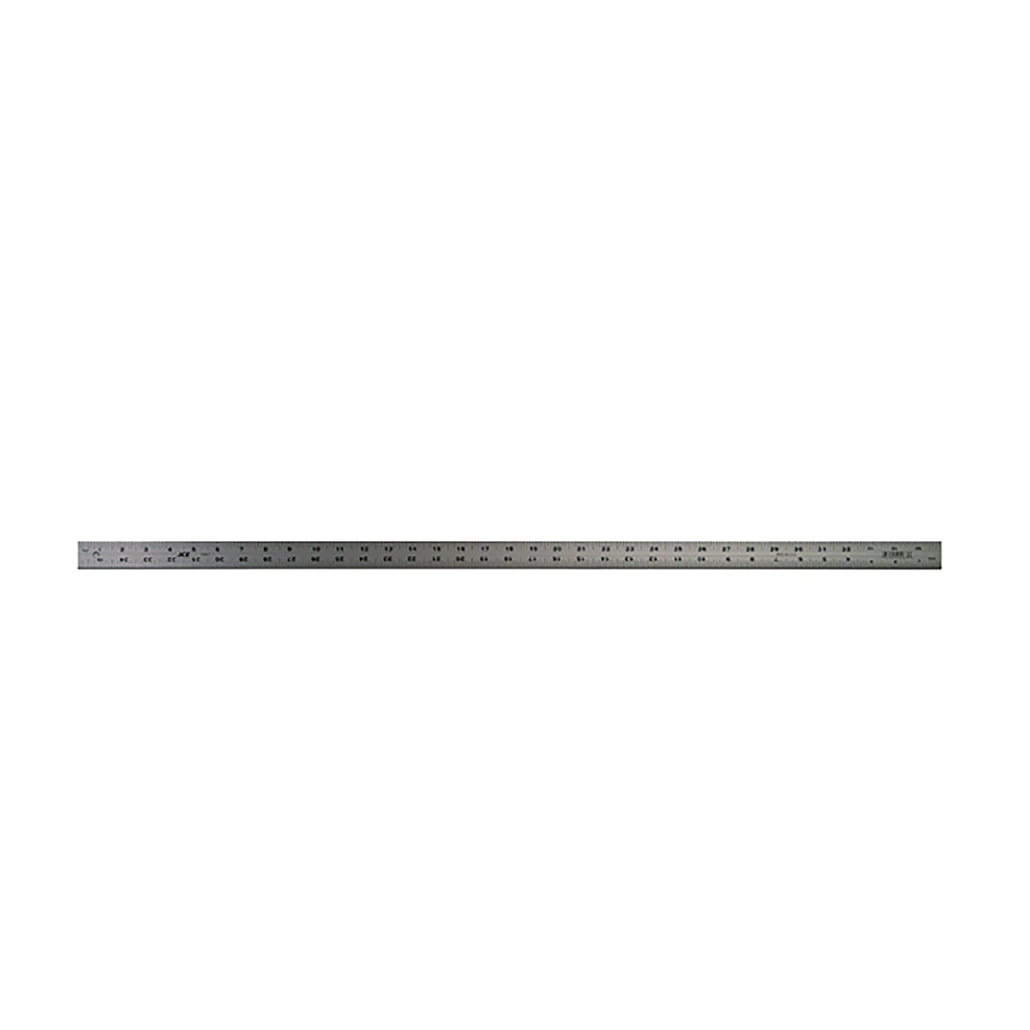 36 Inch Aluminum Yardstick With Bold Graduations And Anodized Finish