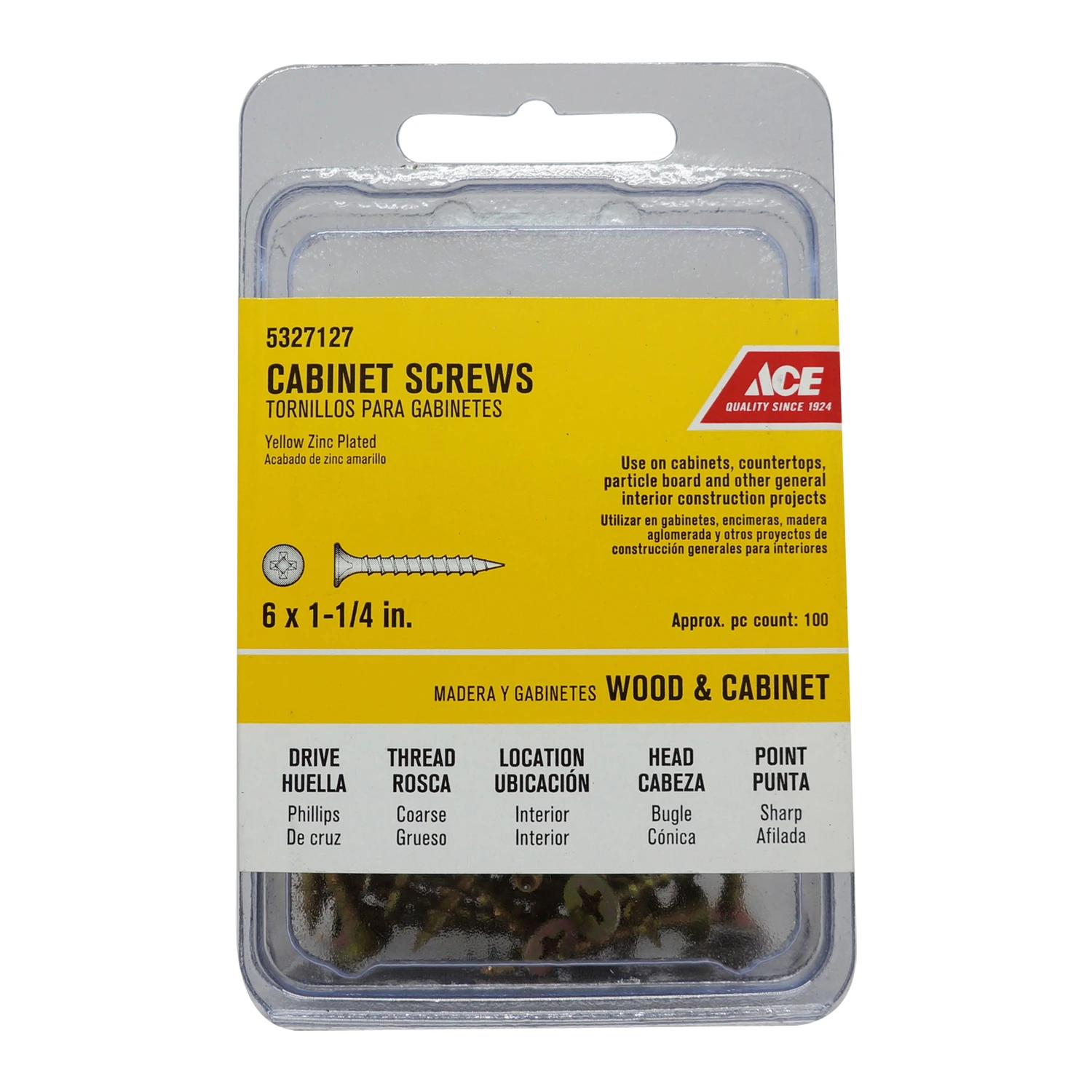 SCR WD PH CS6X1.25 100PC