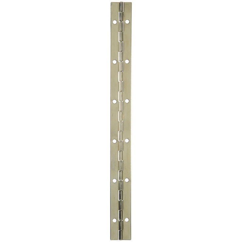 Ace 1 in. W x 12 in. L Nickel Steel Continuous Hinge 1 pk