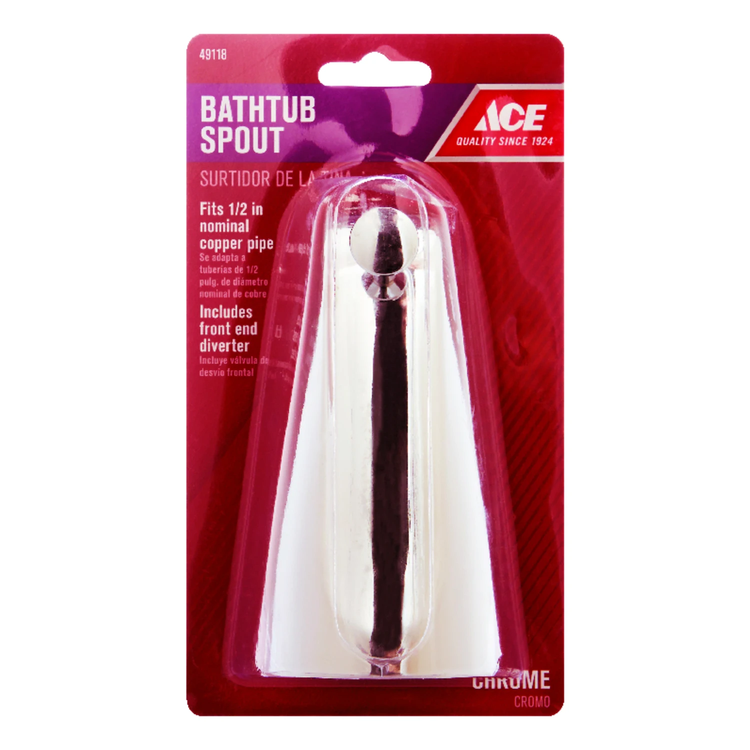 Chrome Plated Tub Spout