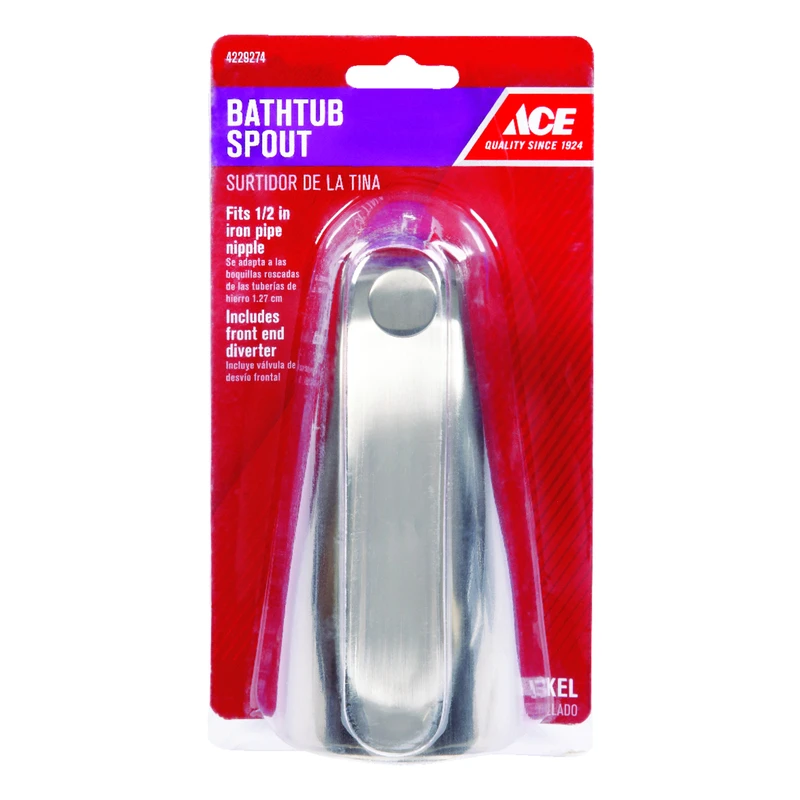 1-handle Brushed Nickel Bathtub Diverter Spout Model Ace825-36bn