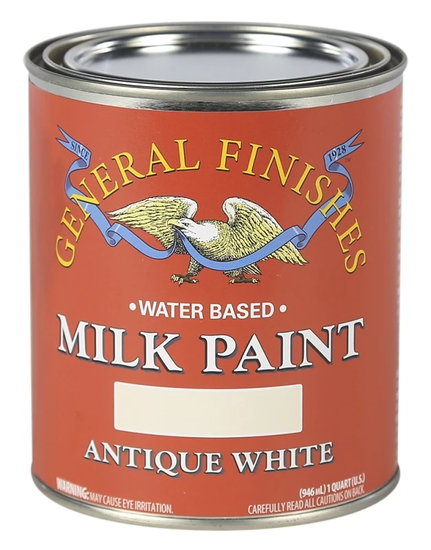 1 Quart Antique White Interior/exterior Milk Paint By General Finishes, Model Gf.qaw