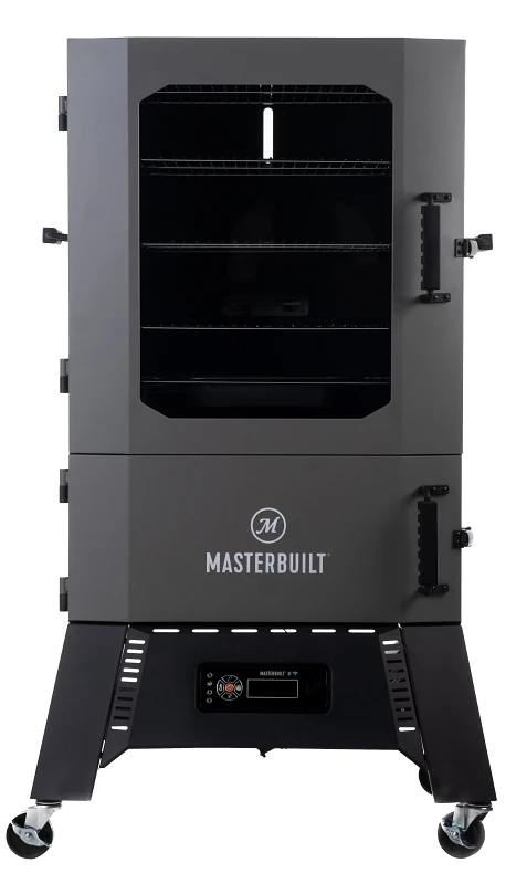 Mb20060321 Digital Charcoal Vertical Smoker Gray With 4 Racks