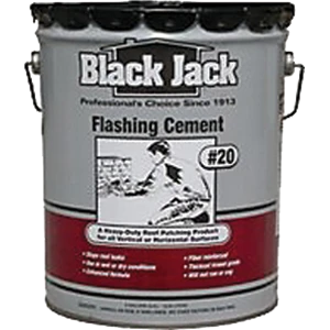 Black Jack Flashing Cement 5 Gallon Pail For Roofing And Waterproofing