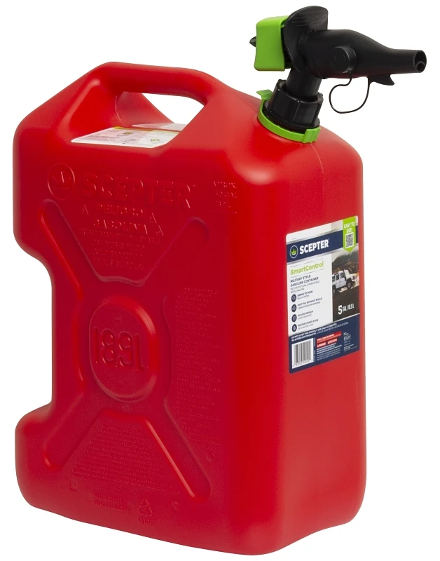 Smartcontrol Military/jeep Style Gas Can, 5.3 Gallon With Dual Handles