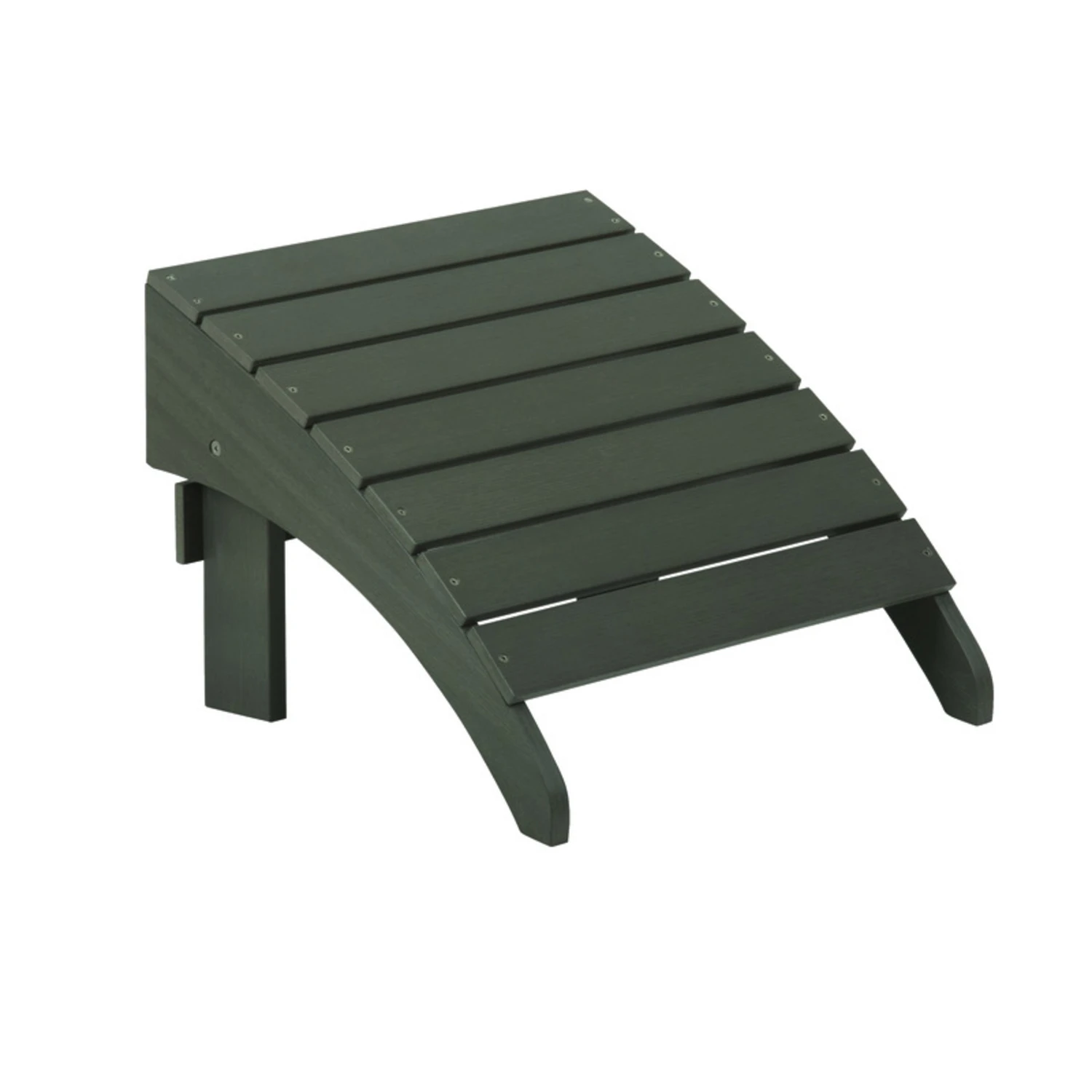 Adirondack Slate Resin Ottoman - Durable Outdoor Furniture