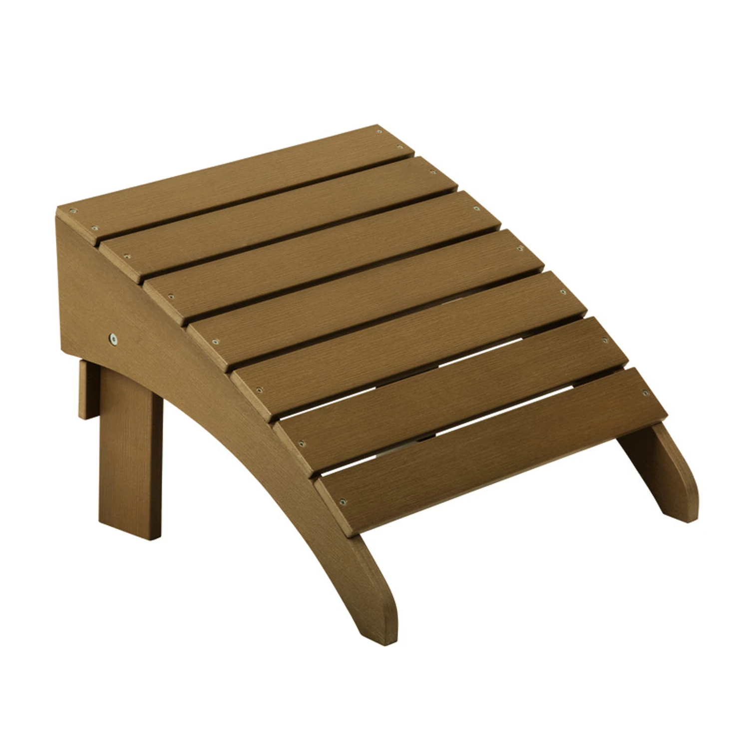 Living Accents Adirondack Sand Resin Ottoman - Durable Outdoor Furniture