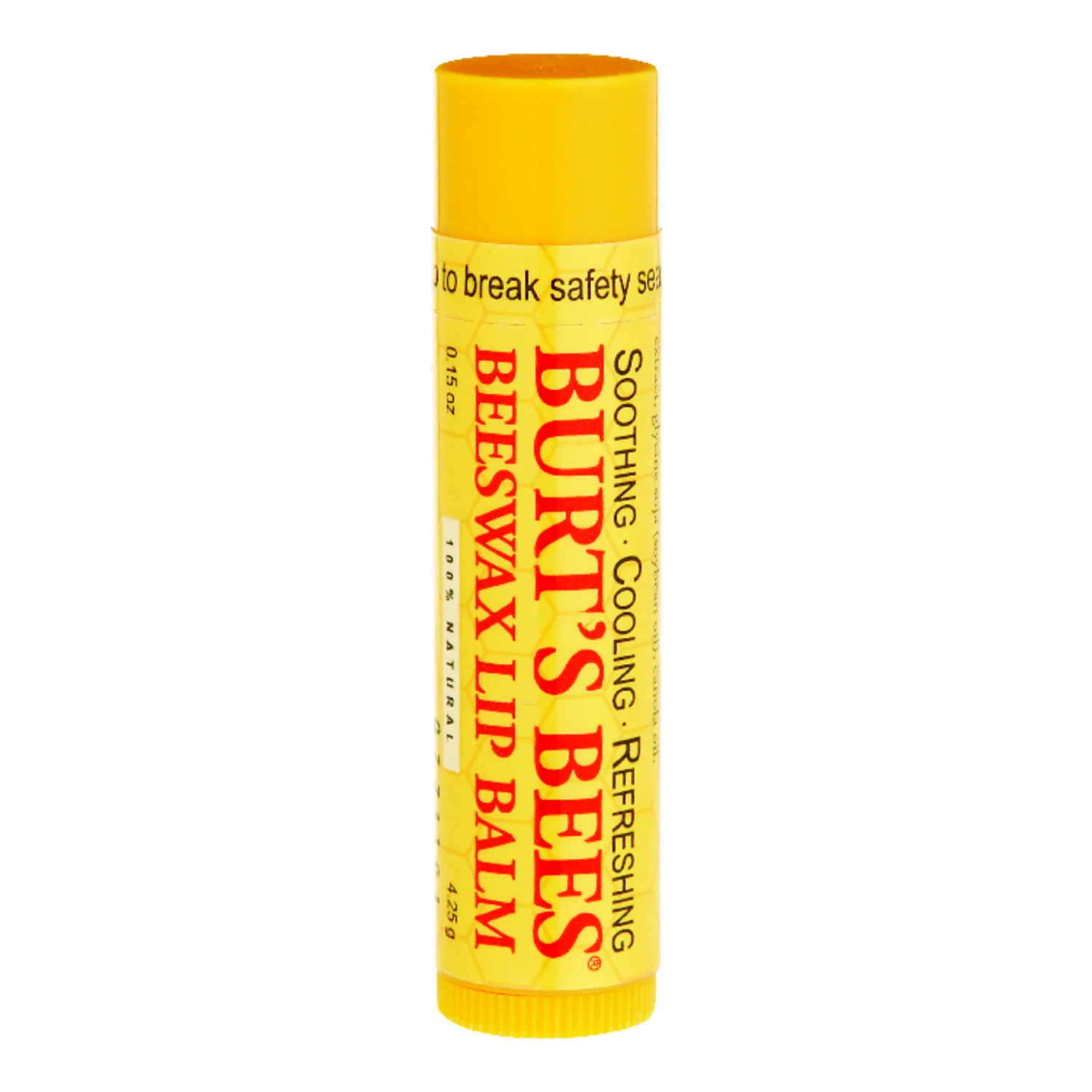 Burt's Bees Peppermint Scent Lip Balm 0.15 oz 1 pk