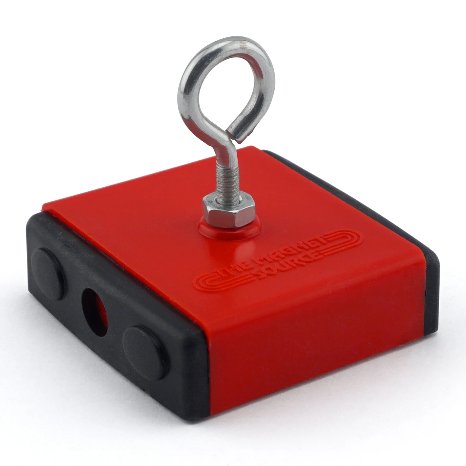 2.375 In. L X 2.375 In. W Red Retrieving Magnet 40 Lb. Pull