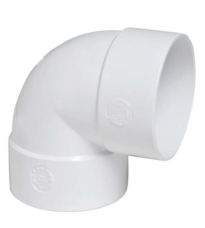 ELBOW 90 PVC 3" SHORTURN