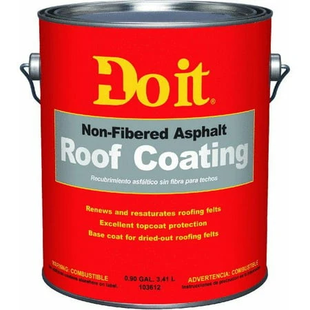 Do It Non-fibered Asphalt Roof Coating 0.9 Gallon Model Di250042