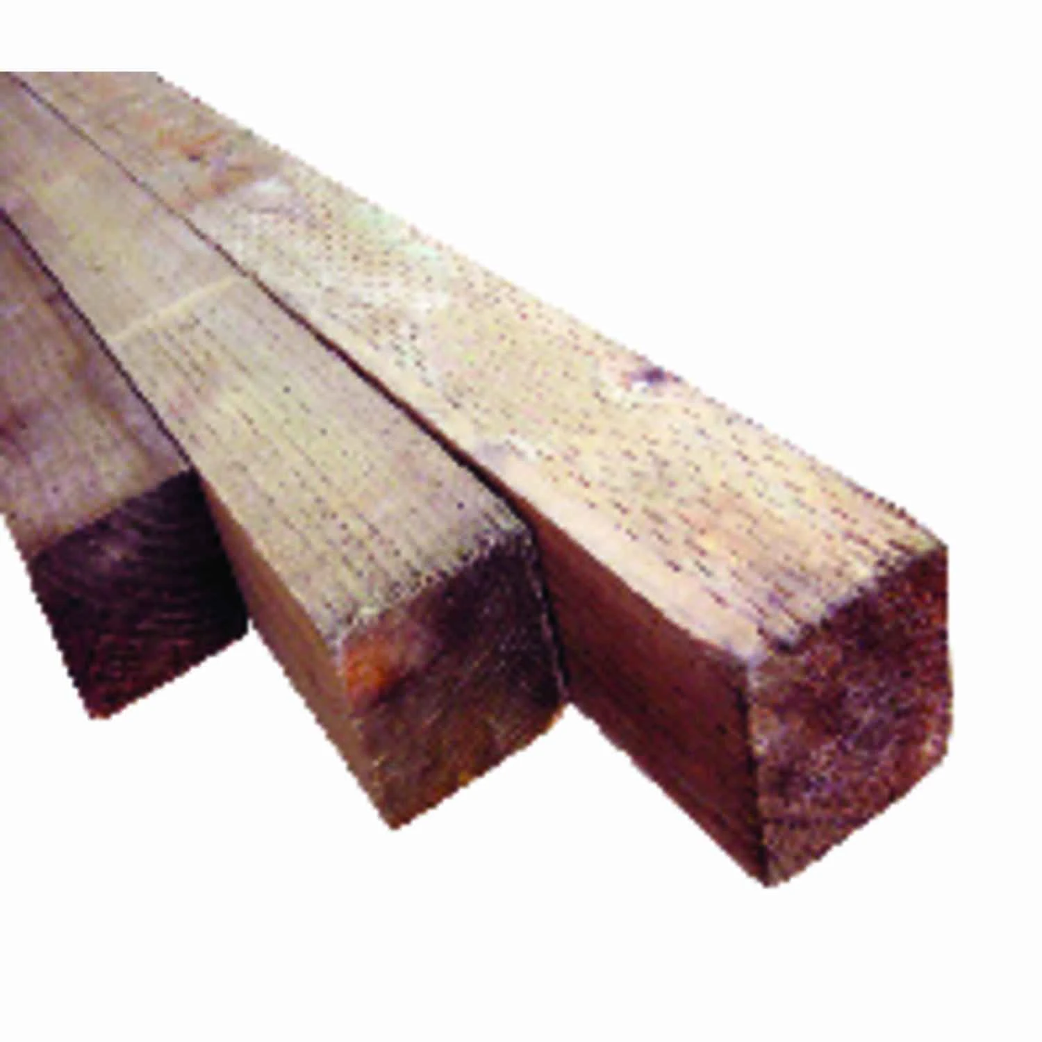 4 In. W X 4 In. D X 8 Ft. L Treated Pine Post #2/btr