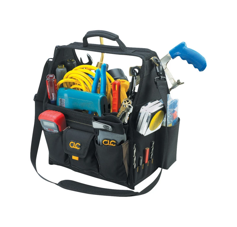 12 In. Soft Sided Tool Box With 20 Pockets And Adjustable Shoulder Strap