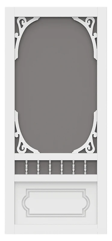 36 In. X 80 In. Vinyl Screen Door With Hardware - Belle Harbour Model Bh36hd