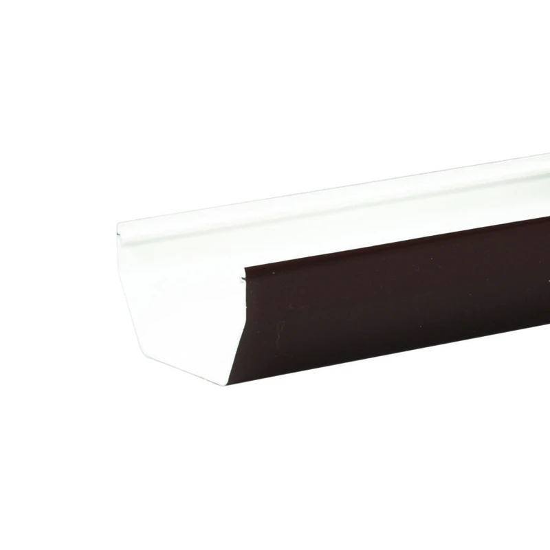 4 In. H X 5 In. W X 120 In. L Brown Vinyl Gutter T1473
