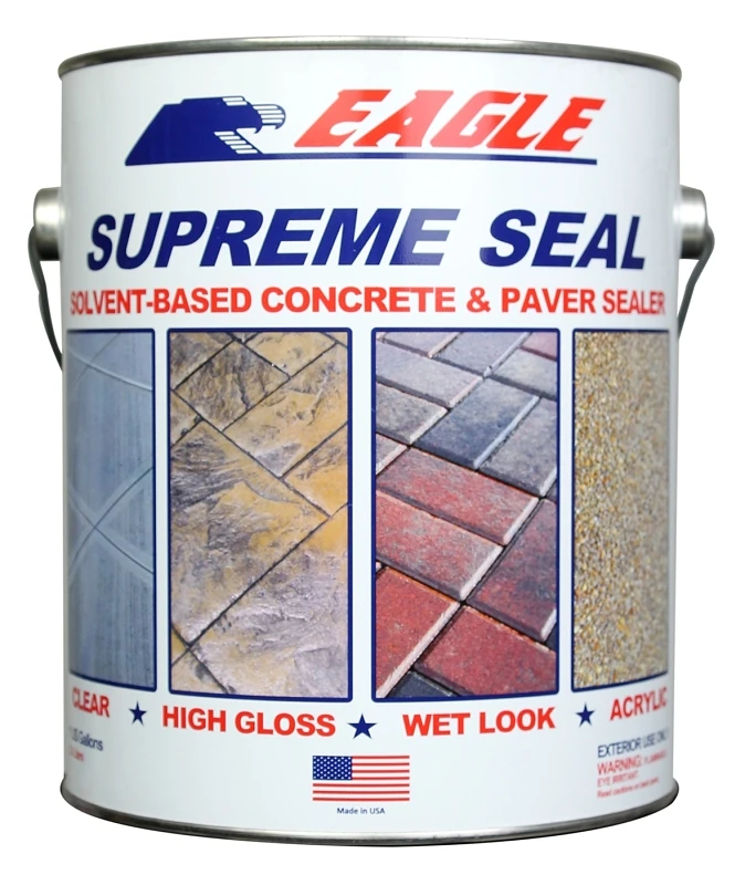 Eu1 Supreme Seal Clear High Gloss Solvent-based Acrylic Concrete Sealer, 1 Gallon