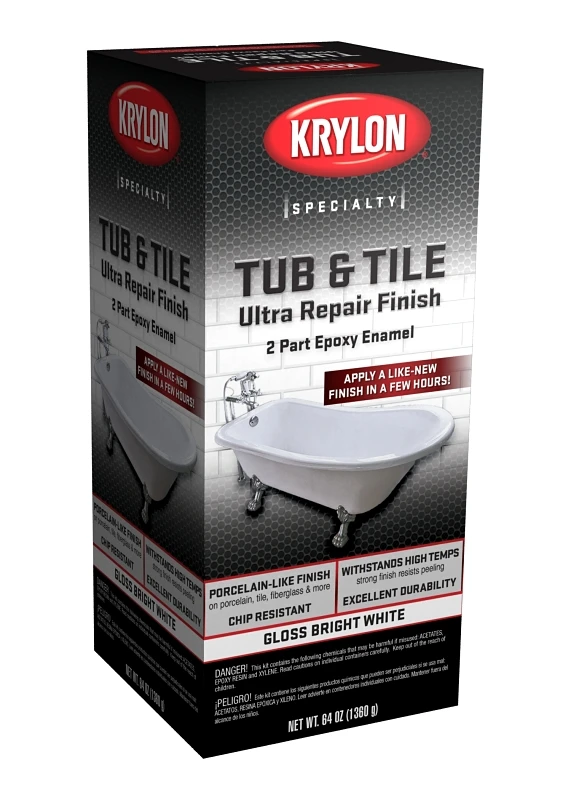 Tub & Tile Ultra Repair Finish 64 Ounce Two-part Epoxy Enamel