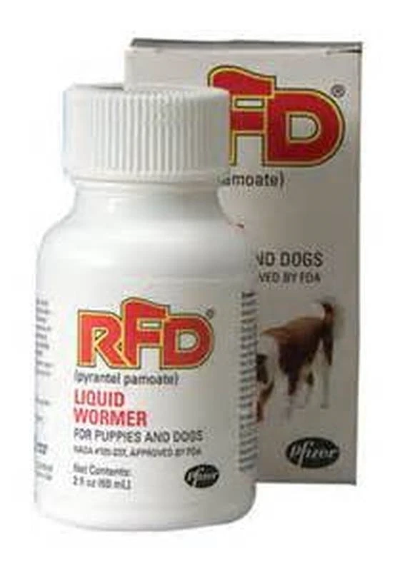 Rfd Liquid Wormer For Dogs And Puppies, 60 Milliliters, Broad Spectrum Treatment