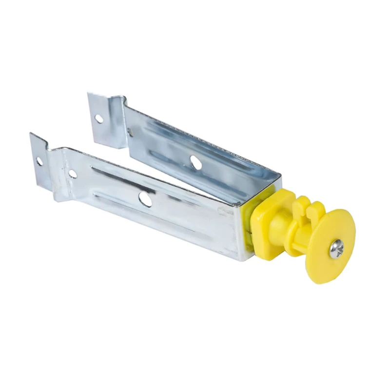 Iclxy-z Chain Link Fence Insulator, Yellow, 10 Per Bag, Heavy-duty