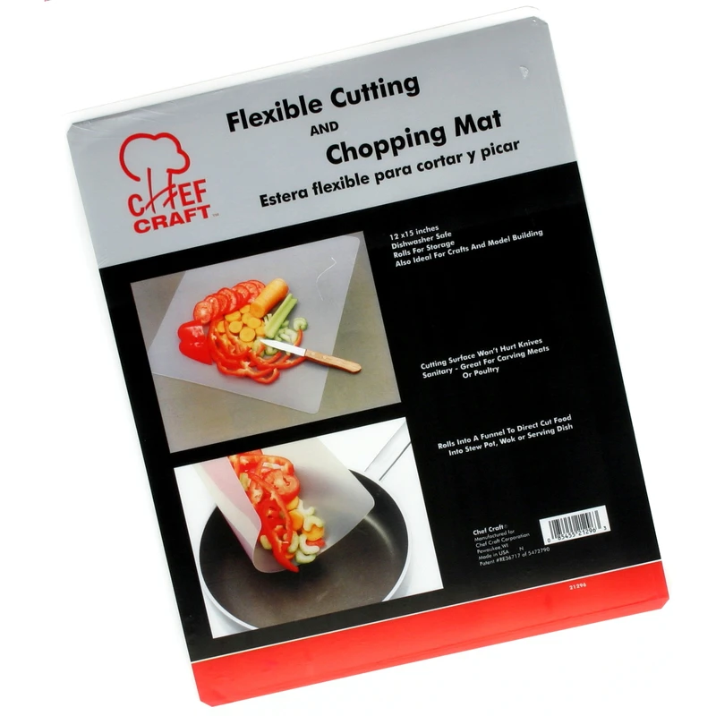 15 In. L X 12 In. W Flexible Plastic Cutting Board - Model 21296