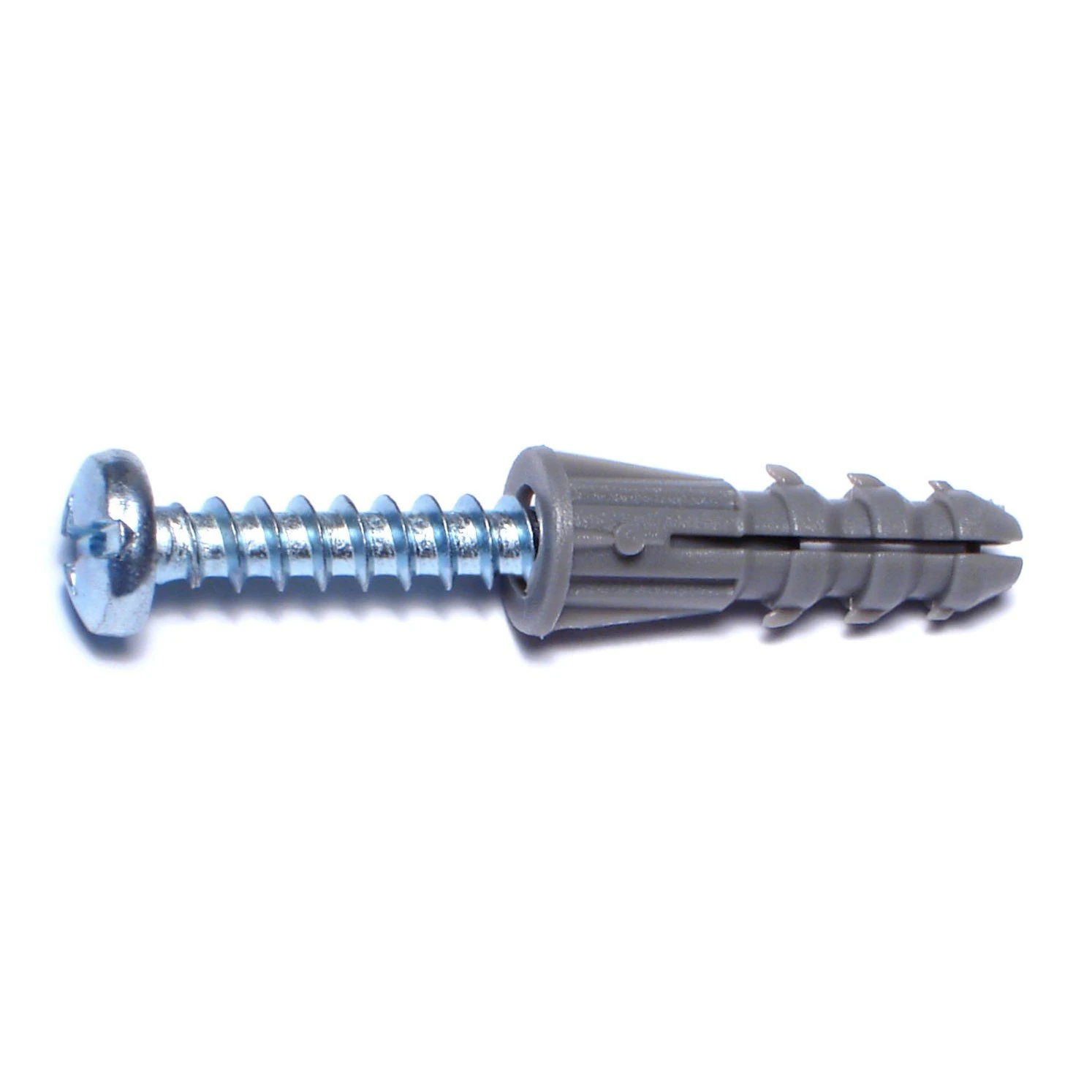 #10 To #12 X 1 Inch Ribbed Plastic Anchors - Durable And Versatile Fasteners