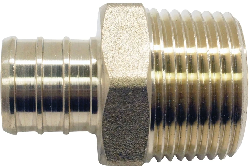 Brass Pex Male Adapter Crimp Fitting 3/4 In. For Pex Pipes