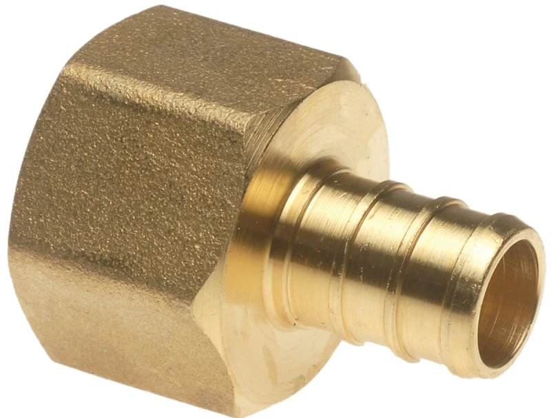 1/2 In. Brass Pex Barb X 1/2 In. Female Pipe Thread Adapter (5 Pk)