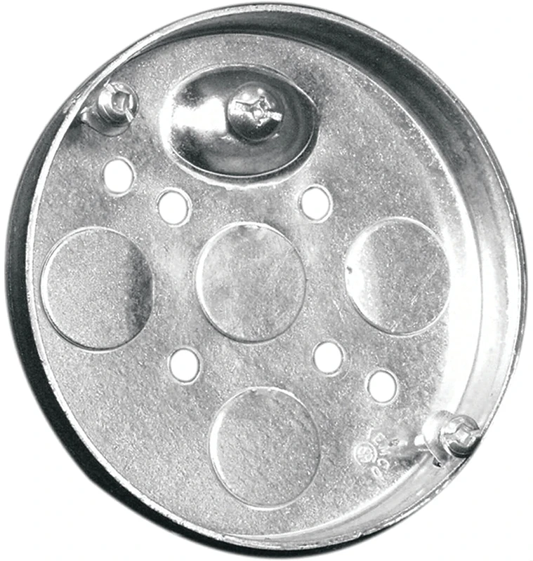 Electrical Products Ceiling Pan Box 6 Cubic Inches 1/2 Inch Deep With Knockouts