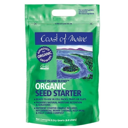 Sprout Island Organic Seed Starter, 8 Quart Bag For Seed Germination