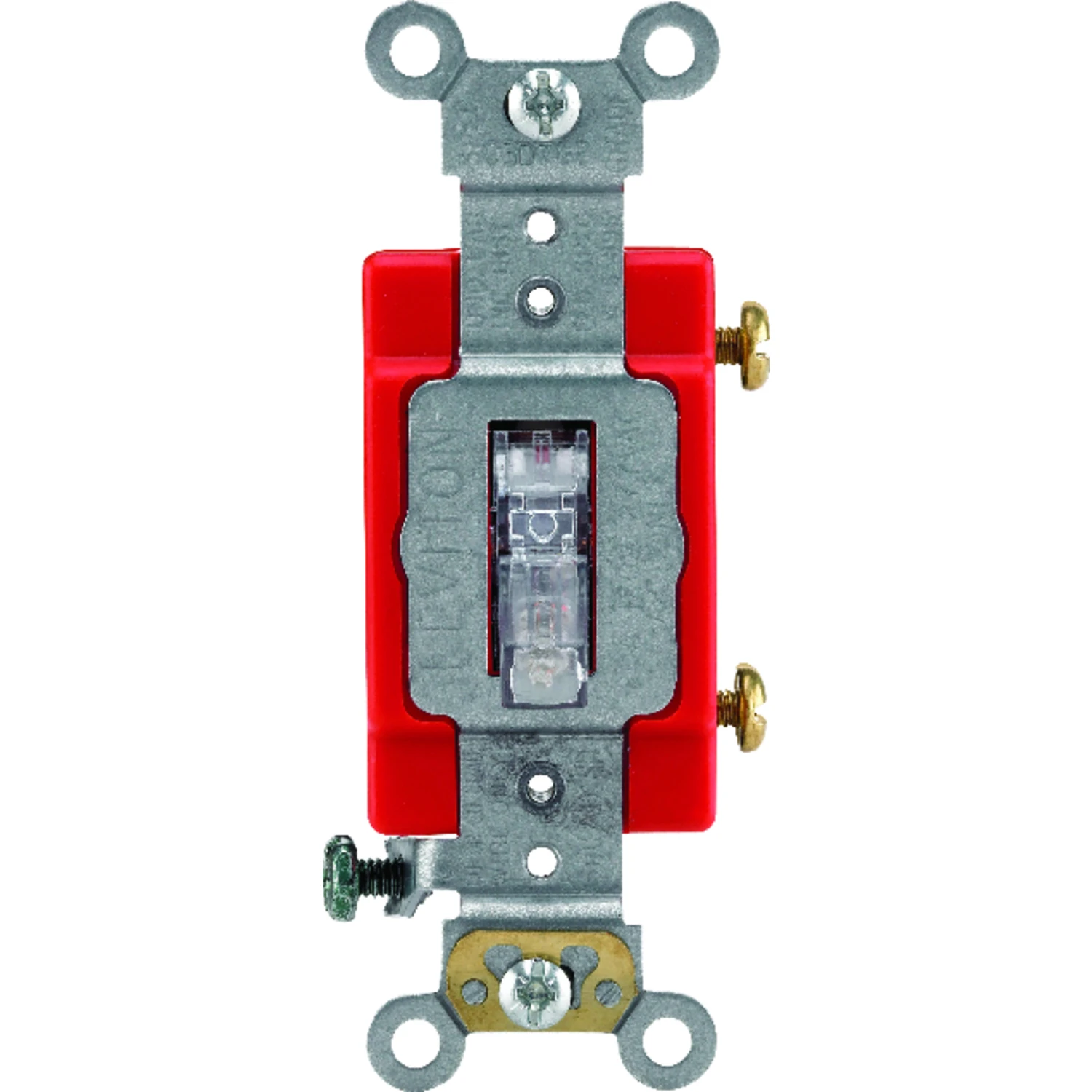 Leviton Industrial 20 amps Toggle Switch Clear 1 pk