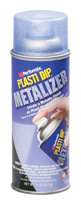 11 Oz. Plasti Dip Metalizer Satin Blue Multi-purpose Rubber Coating