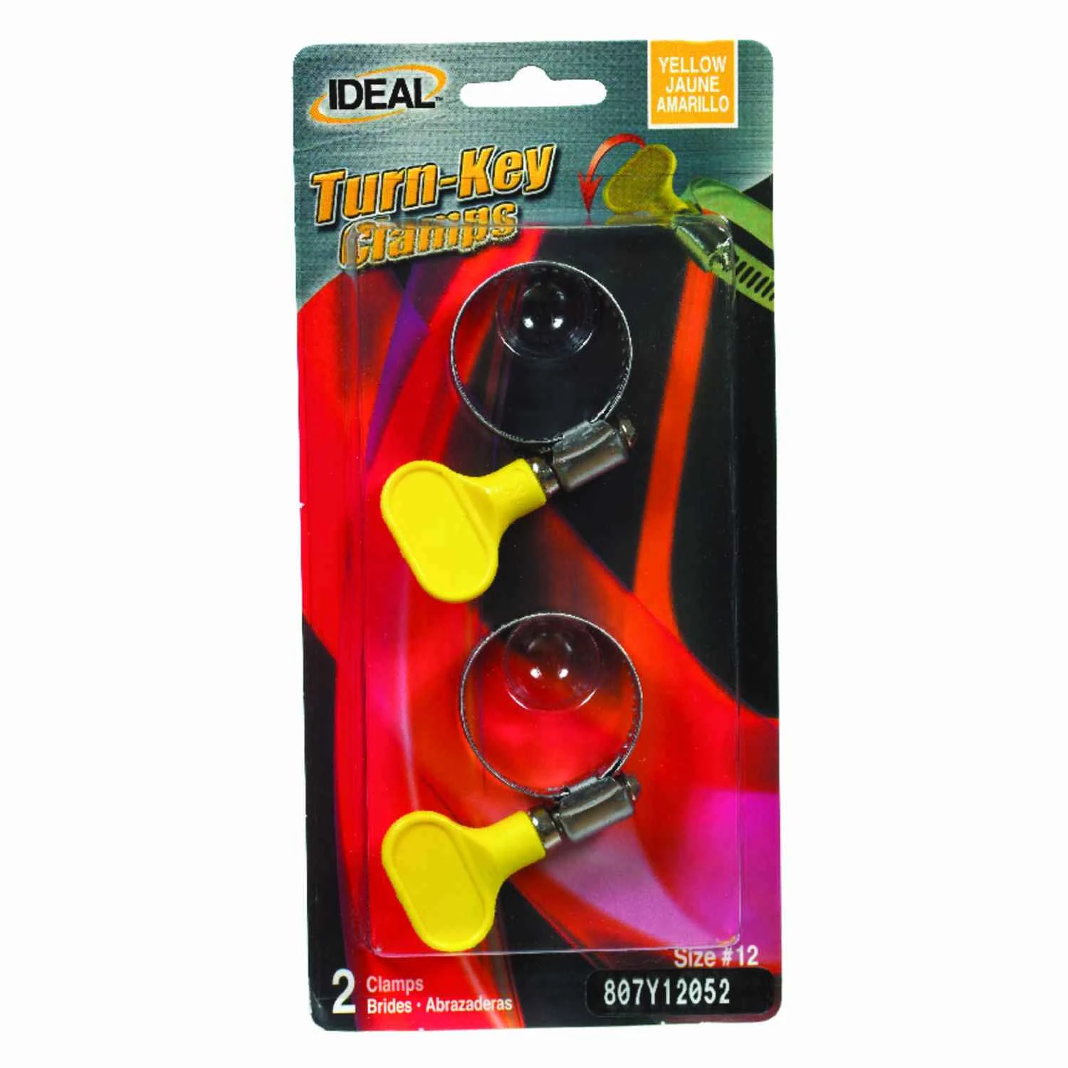 Ideal Tridon 1/2 in. 1-1/4 in. 12 Hose Clamp Stainless Steel Turn Key