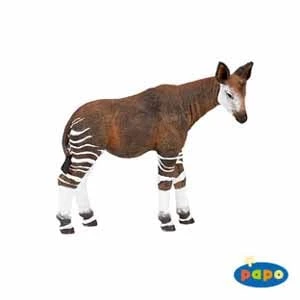 Okapi Figurine By Papo - Model Pp50077 - Realistic Animal Sculpture