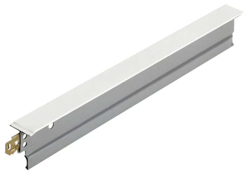 White Cross Tee, 1 Inch Wide by 4 Feet Long Ceiling Grid Component