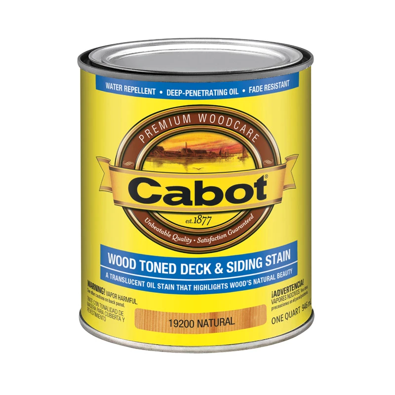 Natural Wood-Toned Deck and Siding Stain, 1 Quart