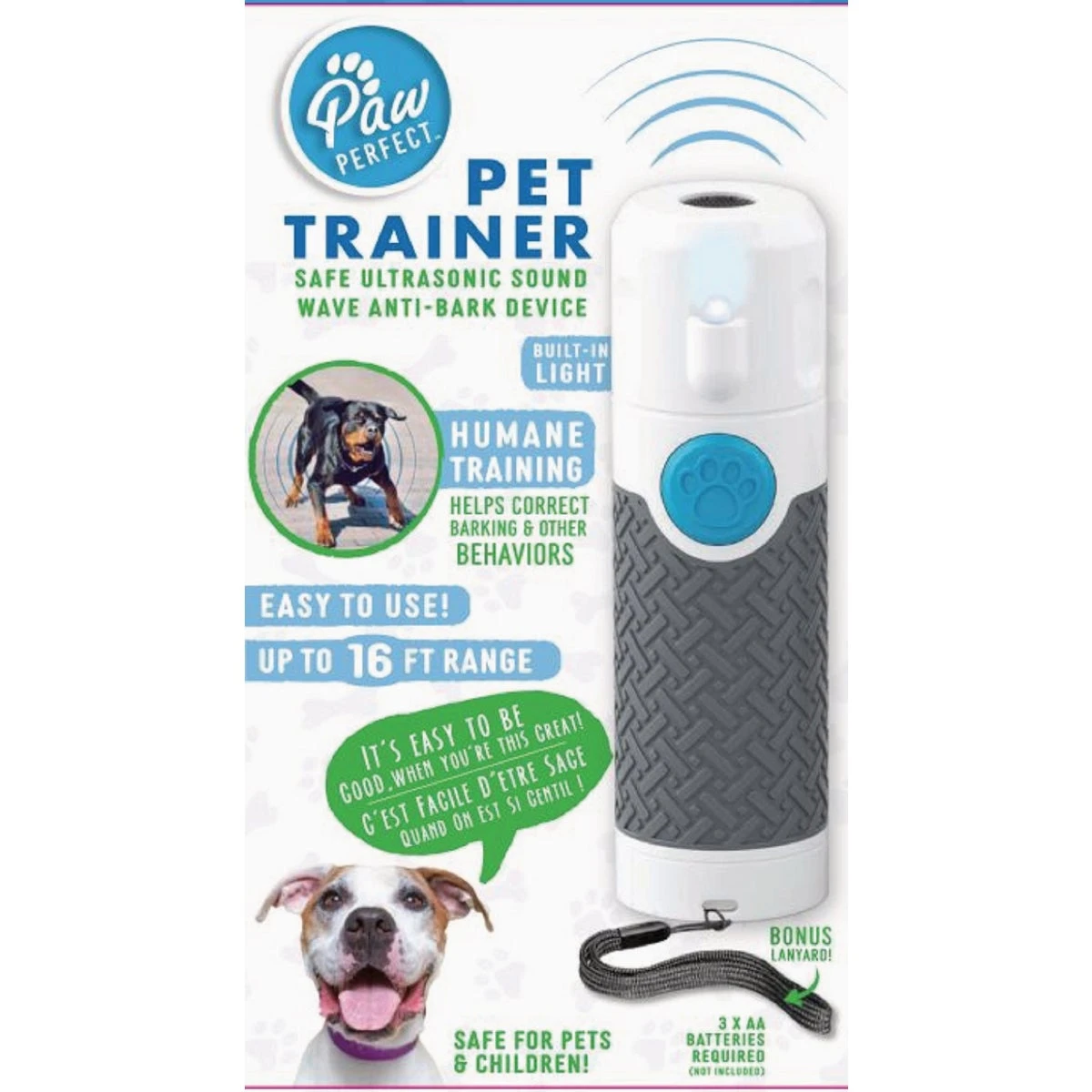 Ultrasonic Anti-bark Pet Trainer - Model 7890