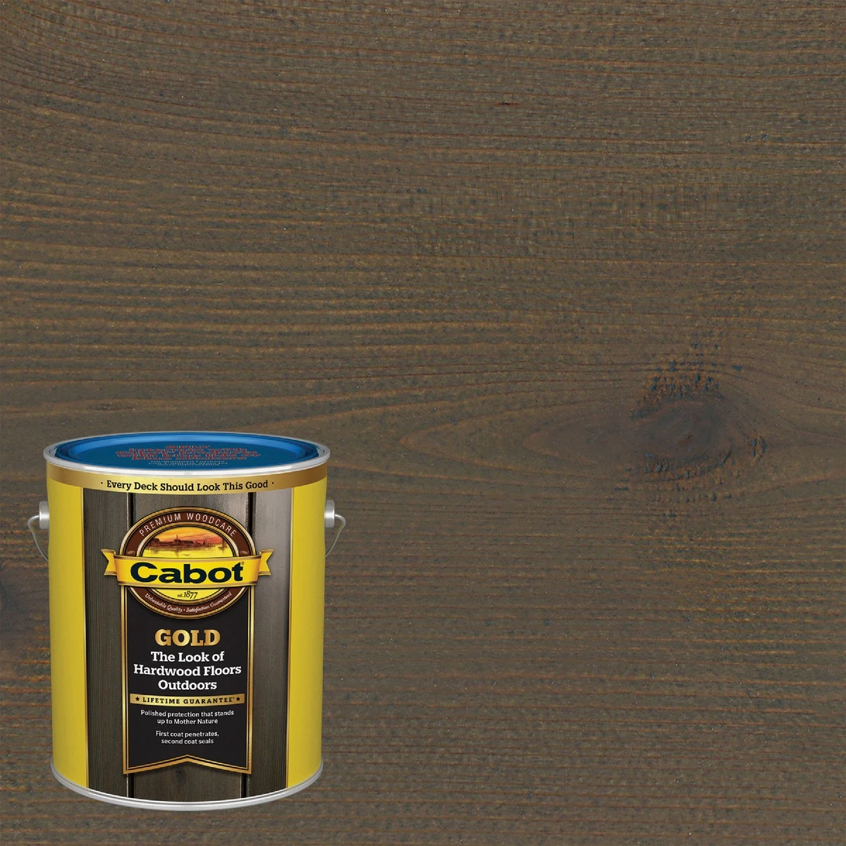 Gold Low Voc Exterior Stain, Starlit Gray, 1 Gallon - Ultimate Protection